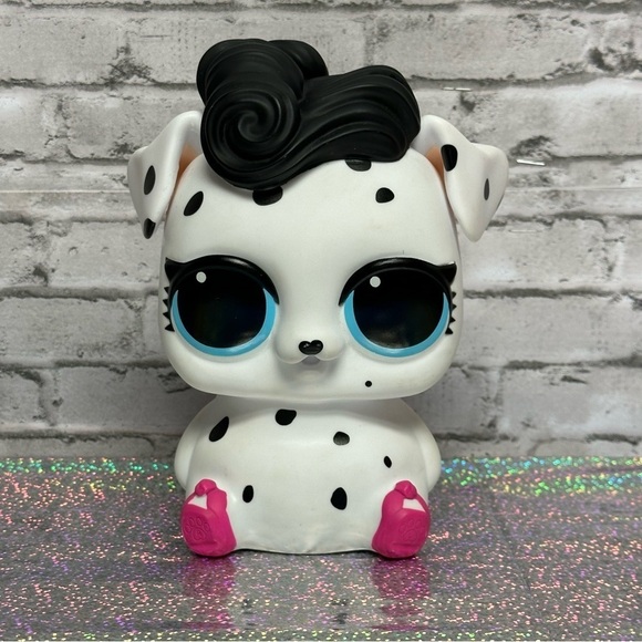 L.O.L. Surprise! Biggie Pet DALMATIAN Dollmation Money Bank 7 inches LOL - Picture 1 of 8